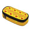 Pencil Pouch 300D Polyester High Capacity Zipper Closure with Pen Slot Board Mesh Pocket and Large Storage Section for Boys Girls