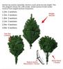 PVC Encrypted Christmas Tree with Pointed Top for Mall and Hotel Decorations