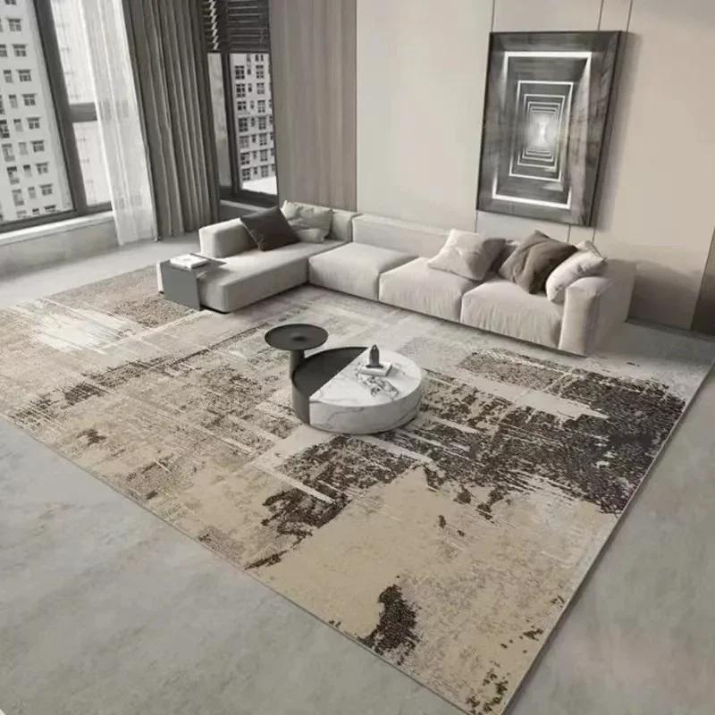 

Modern Decoration Abstract Carpets Living Room Light Luxury Carpet Home Sofa Grey Floor Mat Washable Bedroom Cloakroom Soft Rugs 80x120cm