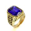 2026 Jewelry, Europe, America, Jewelry, Retro Big Gemstone Men's Ring Ring.