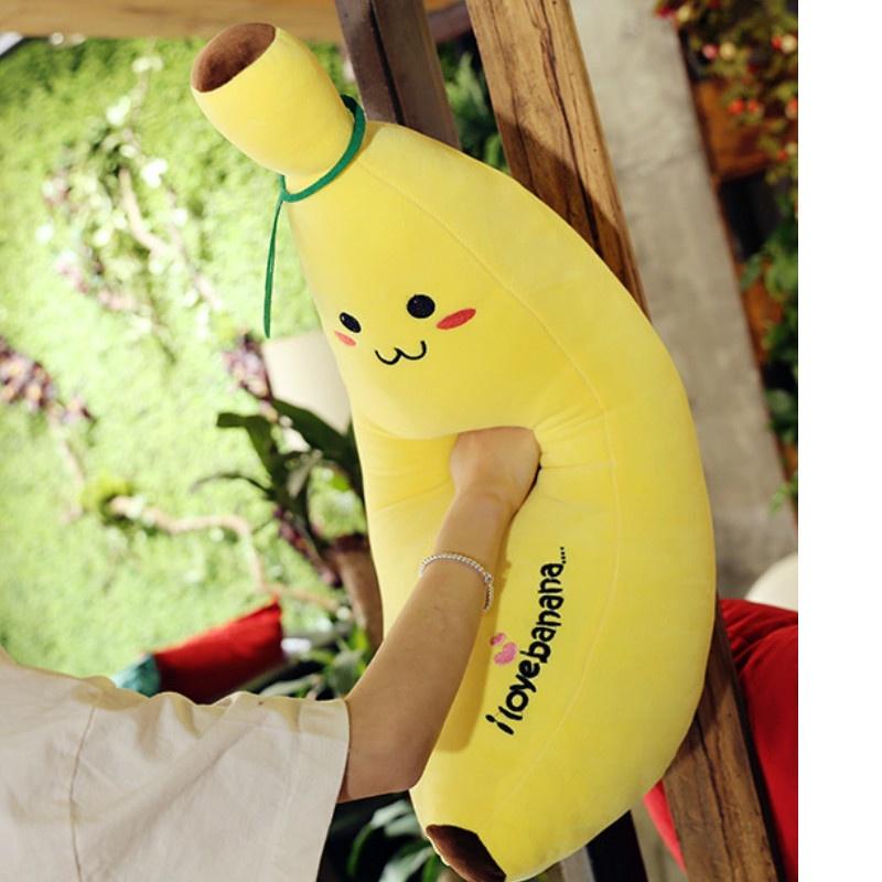 1Pcs Soft Banana Plush Pillow Banana Pillow Creative Girls Valentine's Gift Fruit Plush Toys