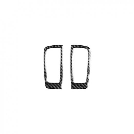2Pcs Carbon Fiber Rear Reading Light Cover Trim Fit for Porsche Panamera 2010-16