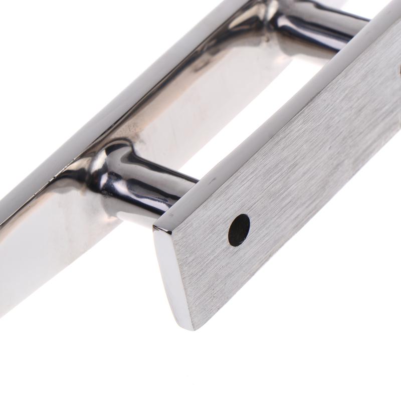 316 Stainless Steel Combo Mooring Cleat 1Pc 4 5 6 Inch 2 Hole Polished for Marine Boat Deck Use