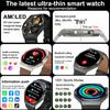 New Ultra Thin Smart Watch Men Woman AMOLED 150+Sports Always Show Time Bluetooth Call NFC IP68 Waterproof GPS Track Smart Watch