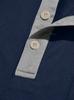 Mens Stand Collar Button Short Sleeve Business Casual Solid Polo Shirt