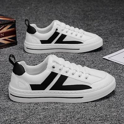 Frühling neue Schüler Low-Top Sport- und Freizeitschuhe flache kleine weiße Stoffschuhe
