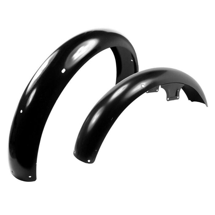Set: Garde-boue avant / arrière pour Simson S51 avec Réservoir d'essence noir