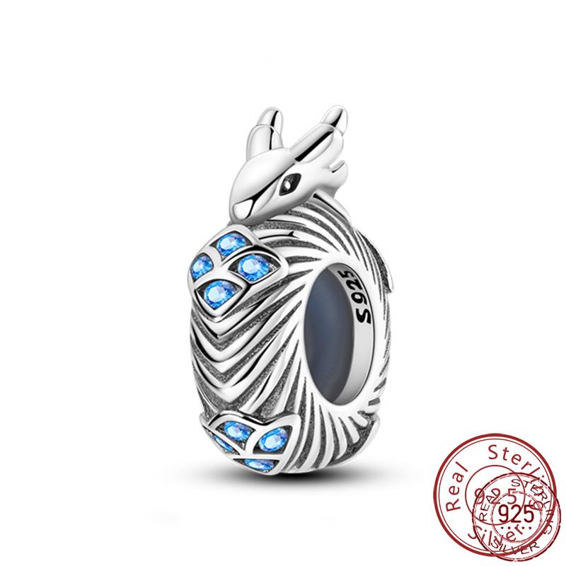 Copper Charms Beads Cute Fire Dragon Dinosaur Charms Fit Original Pendants Bracelet Diy Women Jewelry Gift