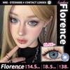EYESHARE New FLORENCE Series Contact Lenses for Eyes Natural Korean Softlens 14.5mm Brown Eye Lens Gray Pupils Cosmetics