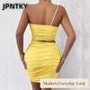 JPNTKY Women's Fashion Summer Spring Solid Color Print Sleeveless Casual Dresses