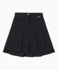 Jenyujeu Swifts Asymmetrical Pleated Skirt - Black