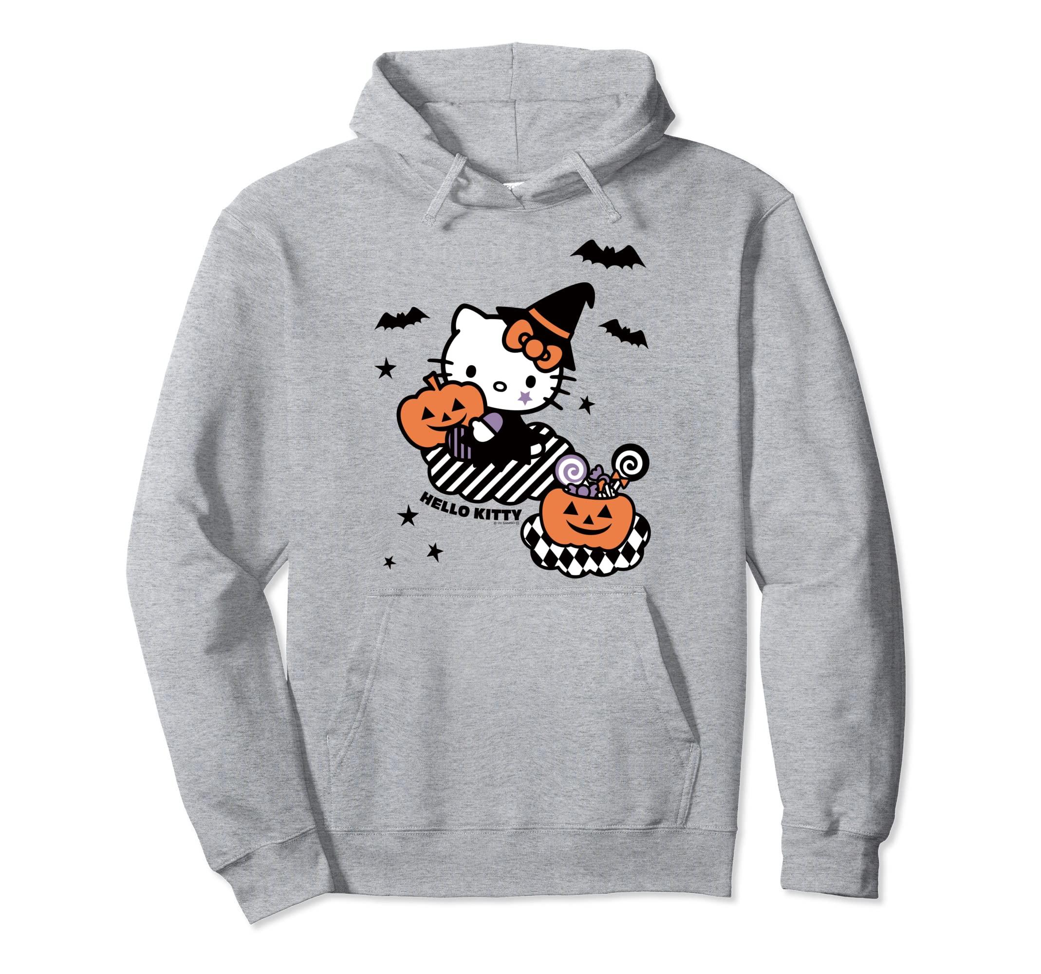 

US Design Hello Kitty Trick or Treat Hoodie [Halloween Special] сірий колір