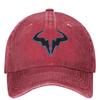 Rafael Nadal RN Rafa Baseball Cap Tennis Player Outdoor Gym Trucker Hat Summer Women Unisex Vintage Sunscreen  Caps