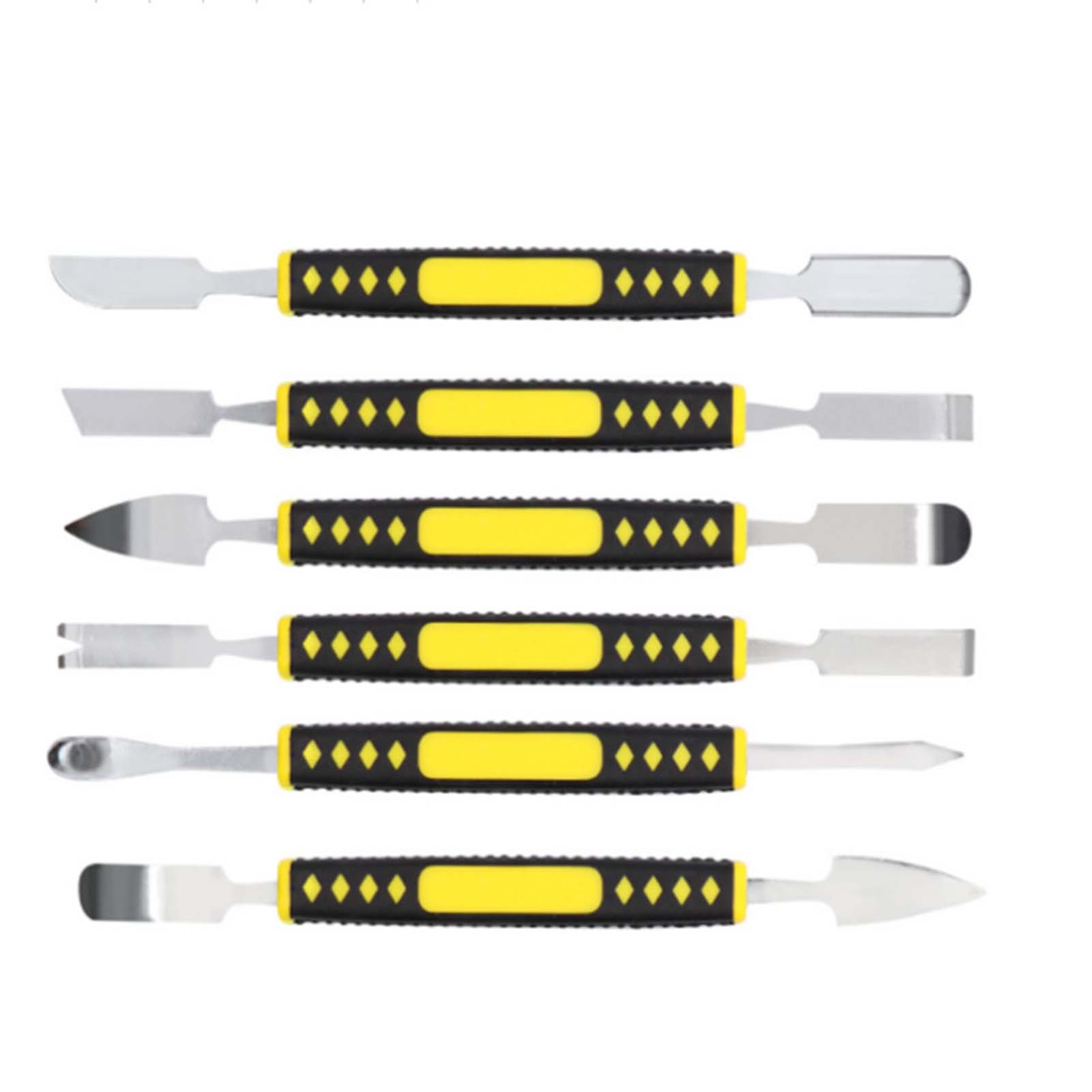 

Металлический лом Набор из 6 штук Углеродистая сталь Компактная структура Набор инструментов для ремонта компьютера из 6 штук для телефона