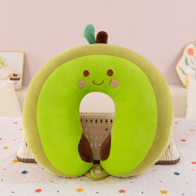 Cartoon Animal U-Shaped Neck Pillow for Travel & Office Rest