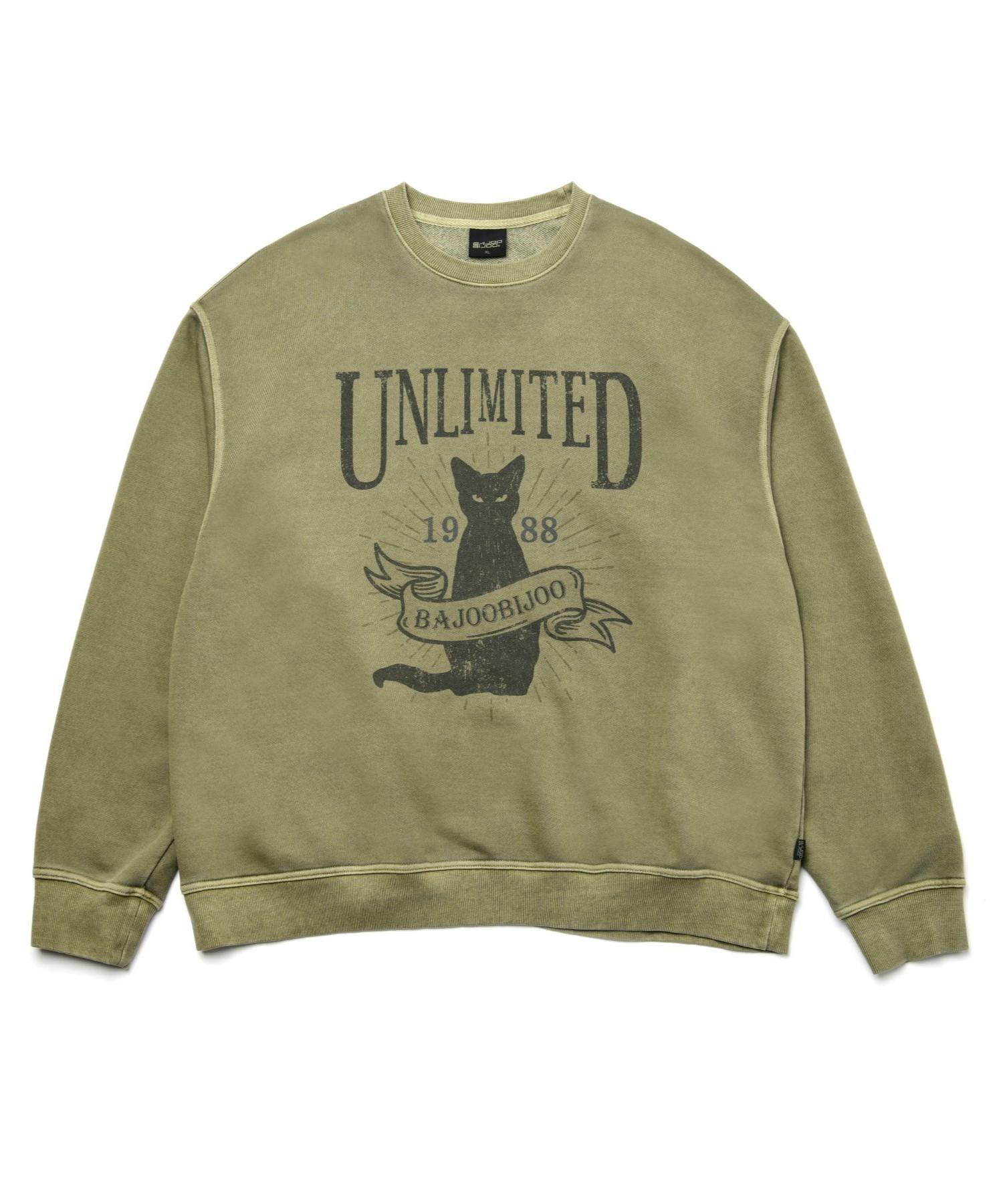 Свитшот Bajubiju Unlimited Cat Pigment [Хаки] L