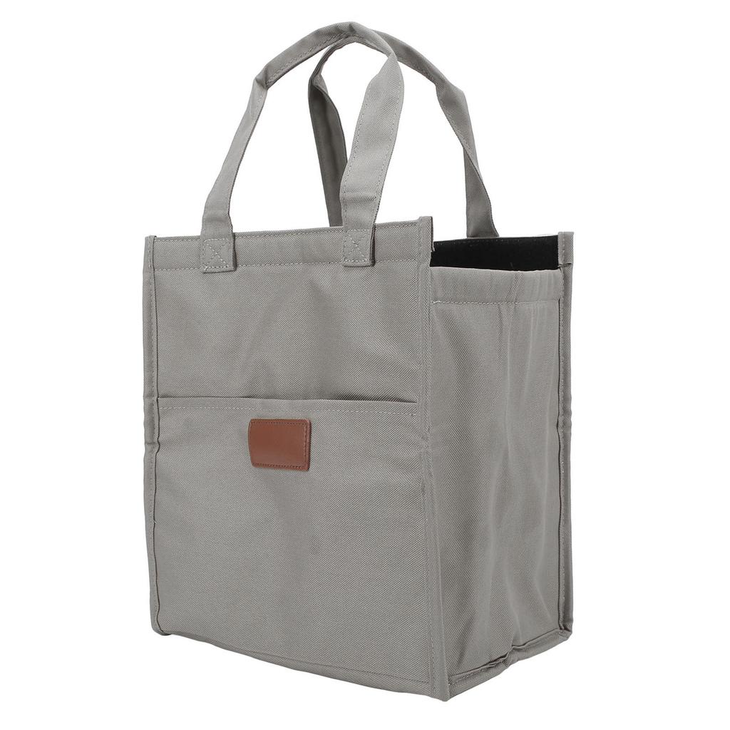 Borsa Termica Semplice per Pranzo in Foglio di Alluminio Tessuto Oxford Grande Capacità Spessa Bento