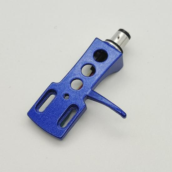 "Vinyl Record Player Stand with Wired Phonograph Needle Holder"