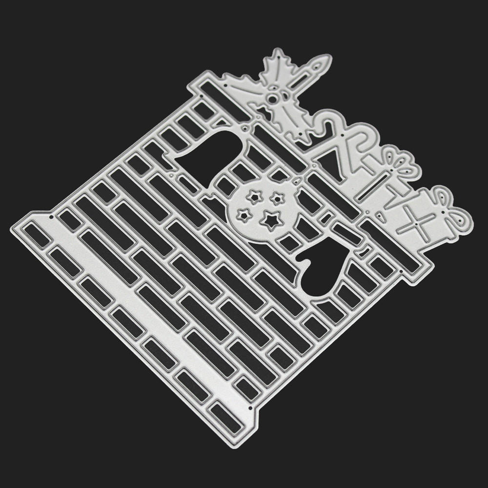 Merry Christmas Metal Cutting Dies Stencils Scrapbooking Embossing DIY Crafts 