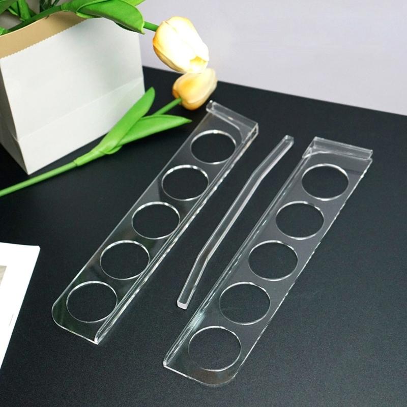Convenient Coffee Organizer Coffee Pods Stand Coffee Storage Shelf Acrylic Texture Coffee Holder for Kitchen Cabinet