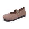 Old Beijing spring new women's casual shoes flying woven shoes breathable casual shoes non-slip versatile women's single shoes