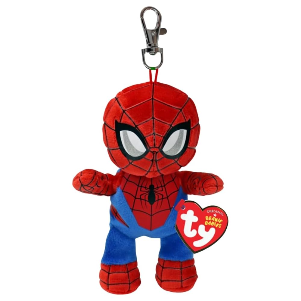 

Spider-Man Beanie Buddy Mini Plush 4 Inch Clip-On Toy