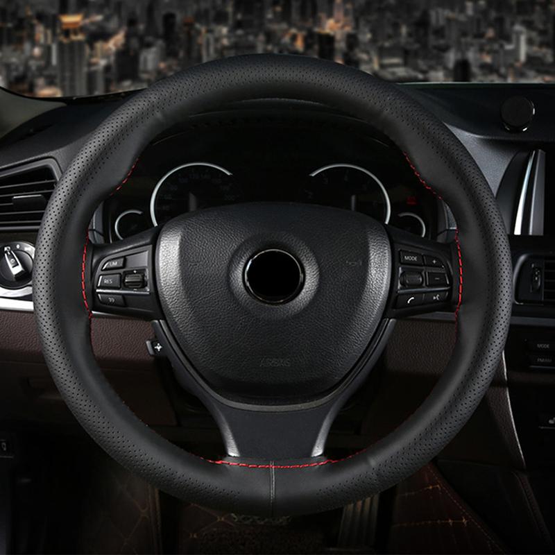 Anti-Slip Car Steering Wheel Braid Cover Hand-Sewn Car Steering Wheel Covers Are Suitable For 90% of the Models On The Market