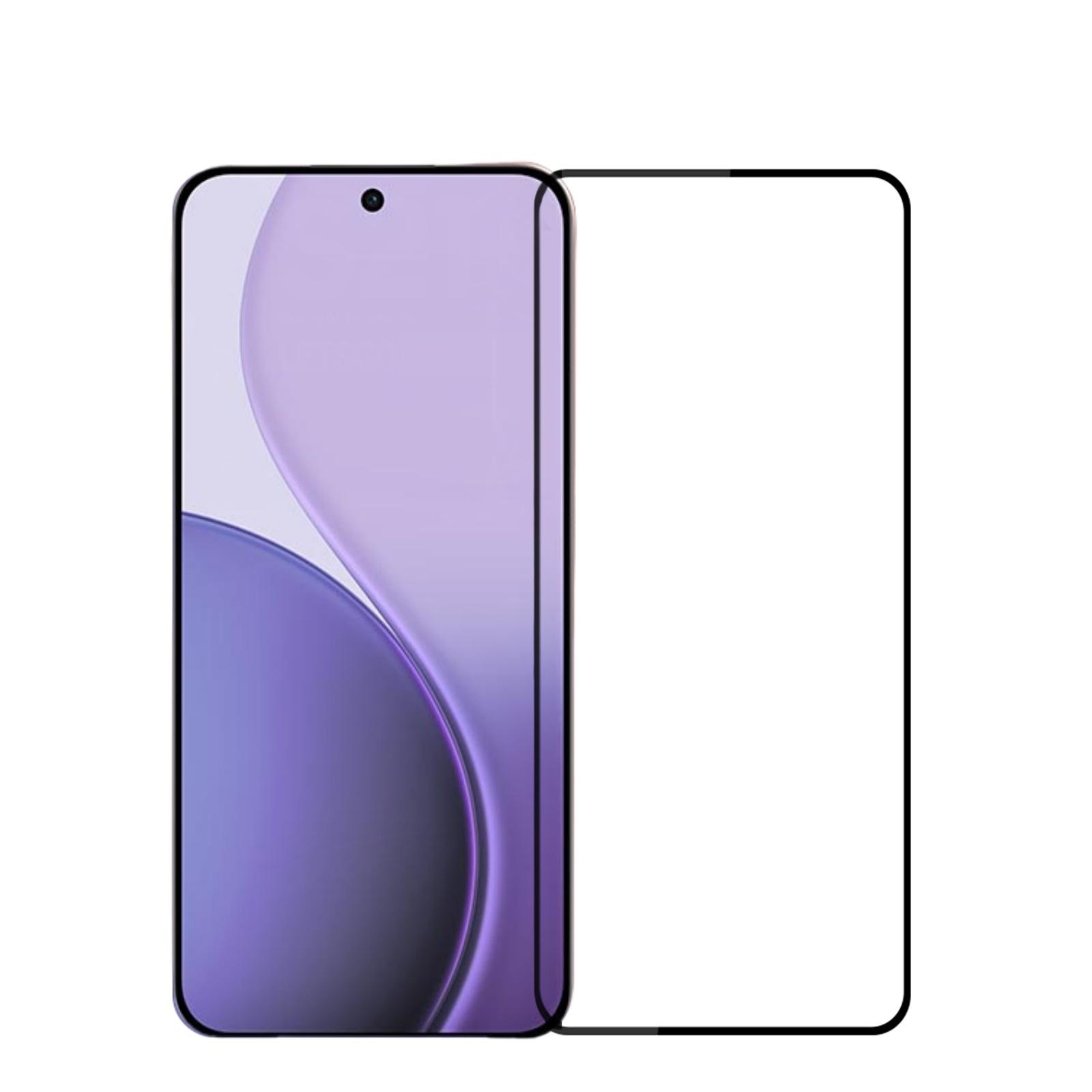 

Для Oppo Reno14 F 5G Защитная пленка из закаленного стекла PINWUYO JK Series-2 9H Полная защита экрана Black
