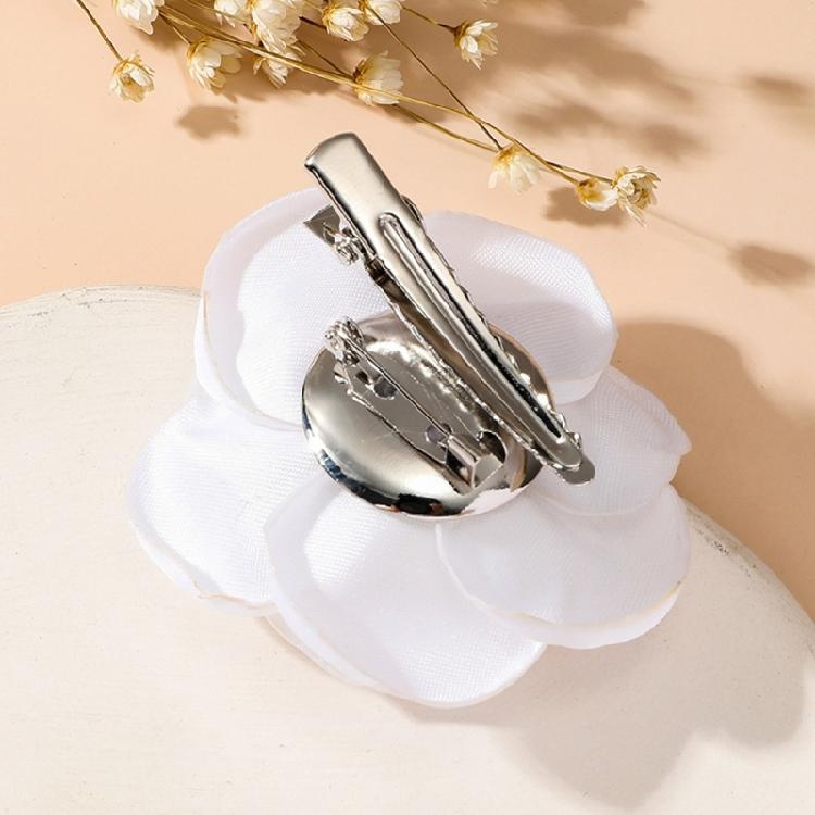 Stoff-Rosenblüten-Broschen-Nadeln Modeschmuck Cardigan Hemd Corsage Abzeichen-Nadel Sicherheitsnadeln für Damen Accessoires