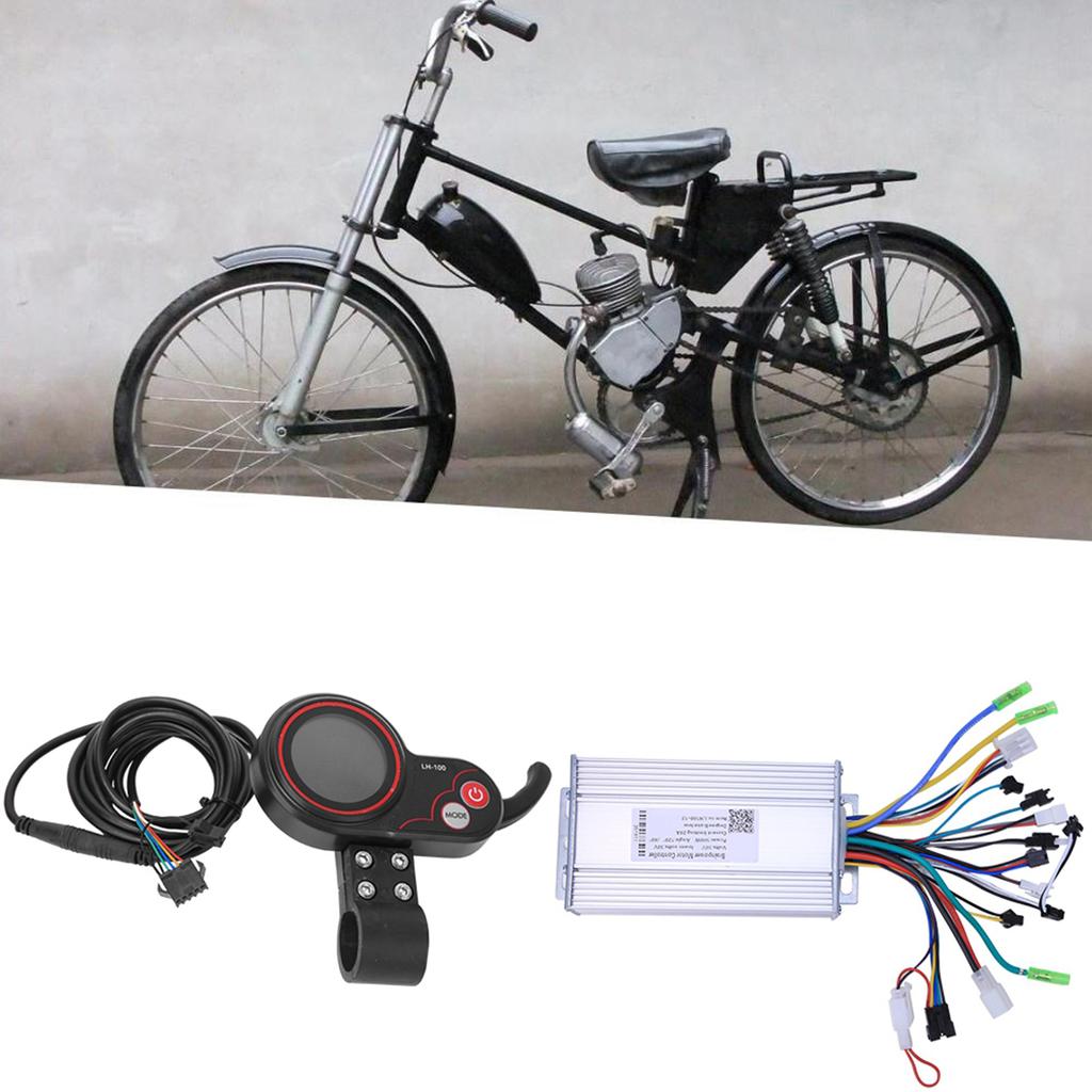 LH100 36V 500W 2 in 1 Elektroroller Mountainbike Controller mit LCD Daumenschalthebel Zubehör