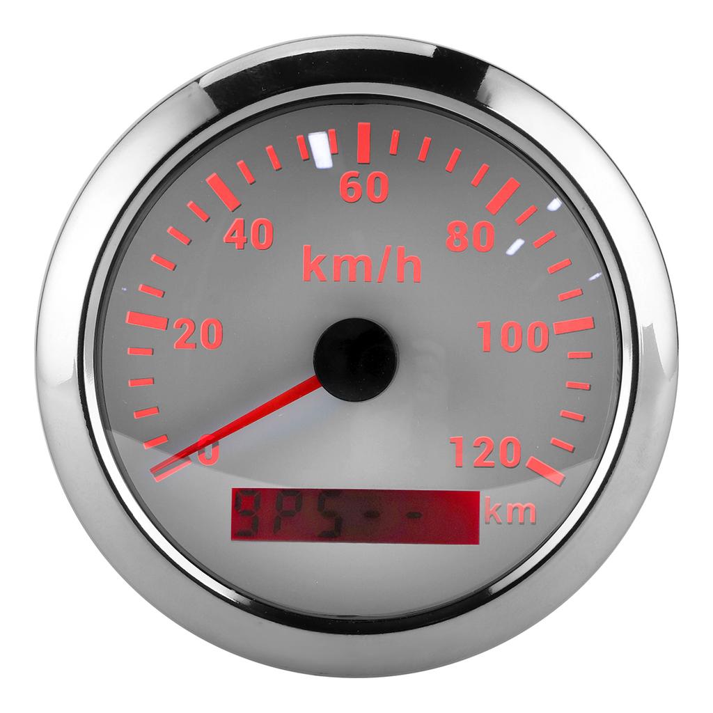 85mm GPS 120KMH Tachometer Kilometerzähler für Boot Yacht Außenborder Auto Motorrad Engineering