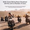 Cască de motocicletă Bluetooth interfon 2 în 1 multi-scenă mixtă de partajare a muzicii IP65 impermeabil interfon distanță 500 de metri căști pentru casca de motocicletă