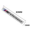 1pcs Metal Labeling M Performance Car Interior Sticker For bmw M Sticker X1 X3 X4 X5 X6 X7 e46 e90 f20 e39 f10 Car accessories