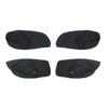 4pcs Microfiber Leather Manual Control Window Car Door Handle Armrest Panel Cover Trim For VW Golf 4 MK4 Jetta 1998 - 2004 2005