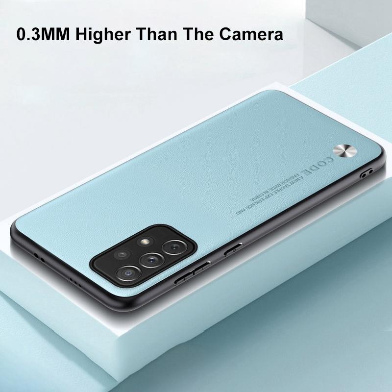 Luxury PU Leather Case For Samsung Galaxy A32 A52 A52S A72 4G M52 5G Back Cover Matte Silicone Full Protection Phone Case Coque