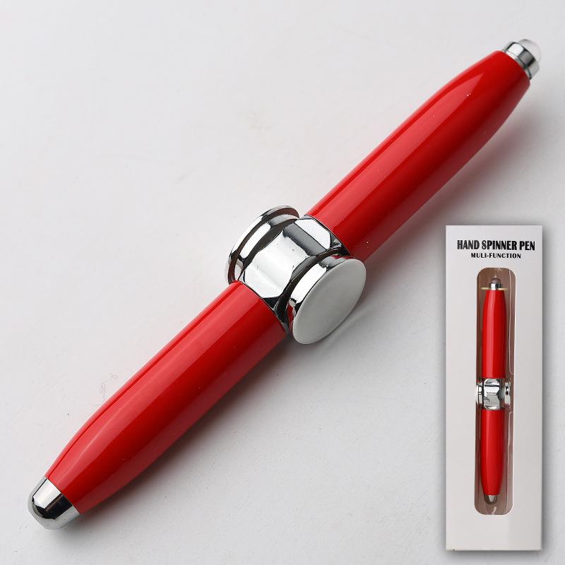 LED Luminous Multi-Functional Spinning Pen: Creative Fidget Spinner & Decompression Tool