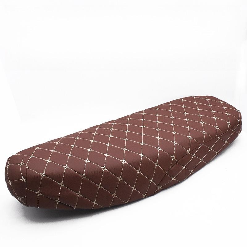 Motorcycle Seat Cushion Cover 3D Mesh Waterproof Seat Cushion Protector Protection Breathable Anti-Skid PU Leather for Scooter