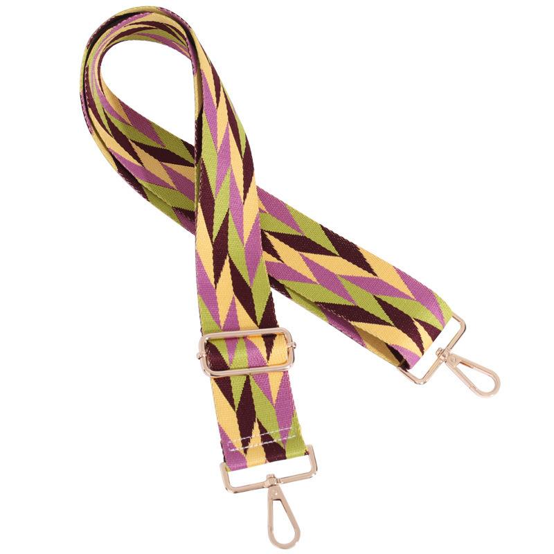 Nuevos Accesorios para Bolsos Bolso de Mujer Hombro Único Diagonal Ajustable Correa Larga de Hombro de Repuesto Correa para Bolso Color Diamante