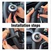 XNHX9 Car Steering Wheel Turning Booster Spinner Knob Power Handle Accessories For Skoda Octavia Fabia Kamiq Kapoq Kodiaq Superb Rapid