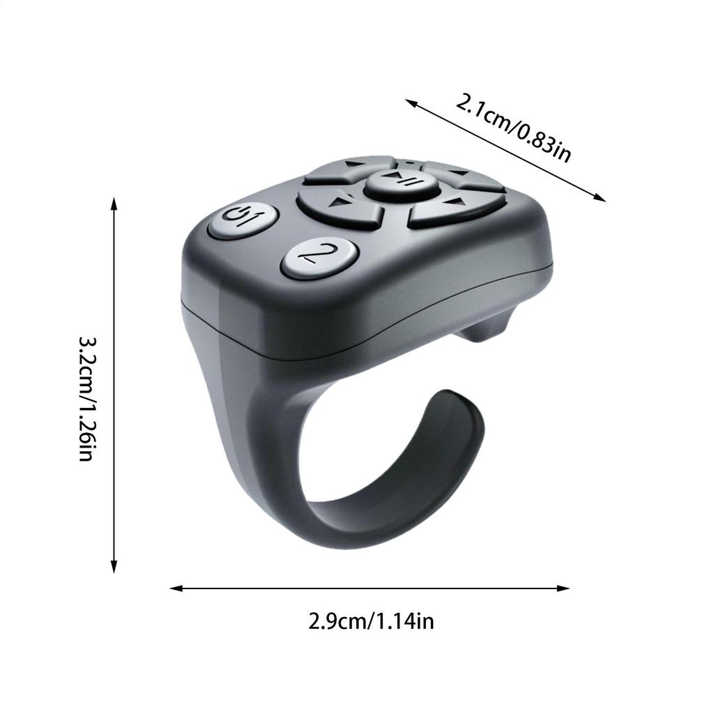 Wireless Fingertip Remote Control Ring Blue Tooth Scroller Page Turner Clicker For Phone Selfie Button Mobiles Controller