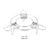IBOER 304 Stainless Steel Ret Retractable Steamer Rack