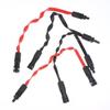 Flexible Flat Solar Panel Extension Cable 12AWG 10AWG Secure Connector for Outdoor Garden Power Station