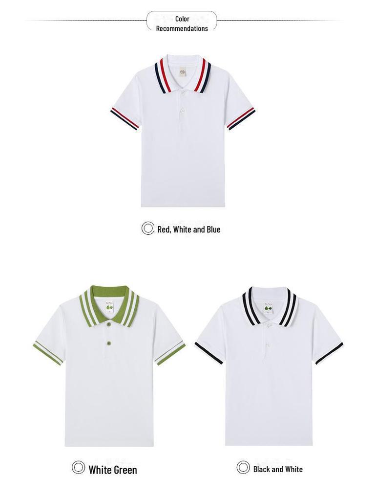Kinder Kurzarm Poloshirt - Sommer 2023 Kollektion für Jungen & Mädchen
