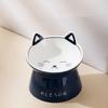 Ceramic Raised Cat Food Bowl Dish and Water Stylish 11.5cmx8cm