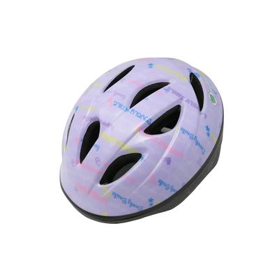 SAGISAKA Bicycle Helmet for Juniors and Violet 46839 Children, (Smile Pattern), 54-58cm,