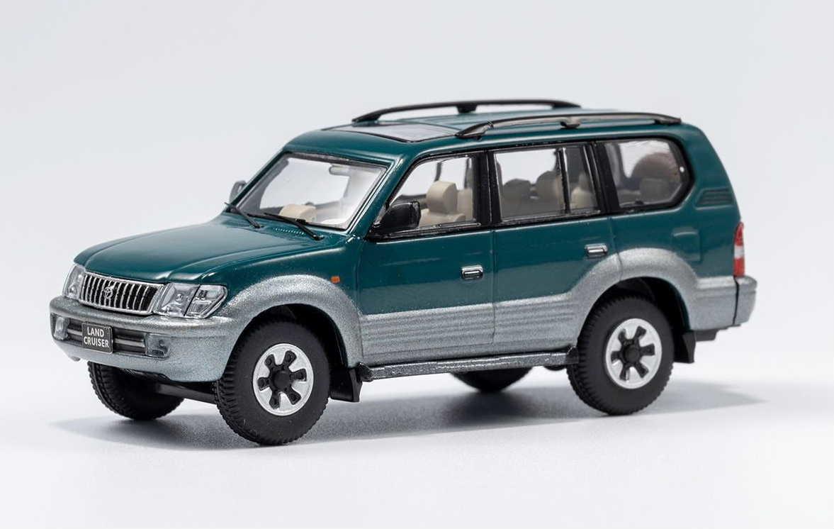 [USED]1/64 Gaincorp Products Toyota Land Cruiser Prado 90 LHD (Dark Green)
