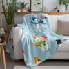 Snowflake Christmas Blanket Cozy Flannel Throw Winter Warm Festive Holiday Decor Gift Home Bedroom Dorm