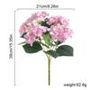 1 Stück Hortensie Künstliche Blumenstrauß 39CM Kunstblume für Heimdeko Garten Hochzeitsdekoration Party DIY Blumenarrangement