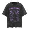 Cartoon Spell Battle Oversized Retro 3D Printed Loose Large Round Neck Cotton Short Sleeve T-Shirts Men’s