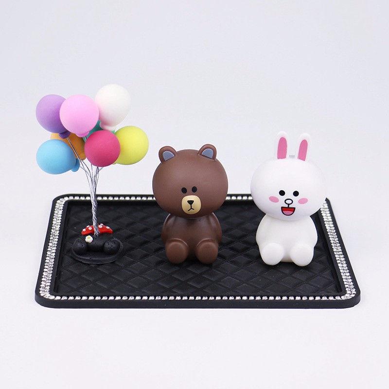 Car interior decoration colorful and lovely clay balloon car console panel creative car accessories